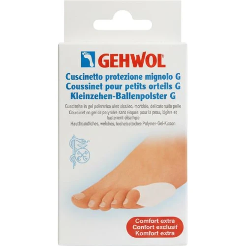 Gehwol Poduszka przeciwuciskowa na mały palec, 1 sztuka - Miękka i elastyczna, ułatwia chodzenie podczas noszenia wąskich butów