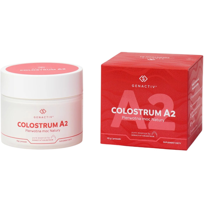 Genactiv Colostrum A2 Proszek, 45 g - Liofilizowane colostrum bovinum A2A2