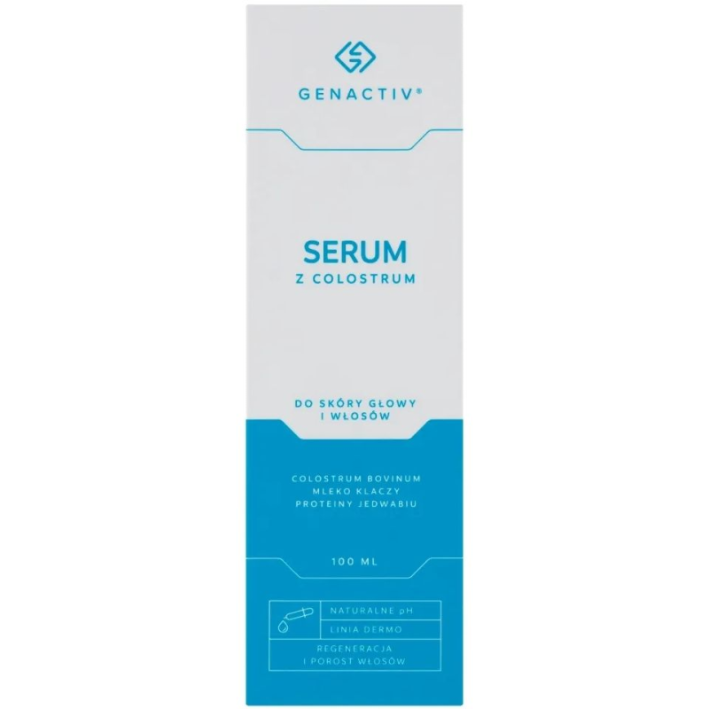 Genactiv Serum z Colostrum, 100 ml - Dostarcza skórze niezbędnych składników odżywczych i nawilżających