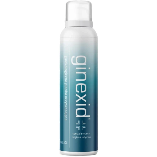Ginexid, ginekologiczna pianka do higieny intymnej, 150 ml  - We wszelkich sytuacjach wzrostu ryzyka infekcji intymnych
