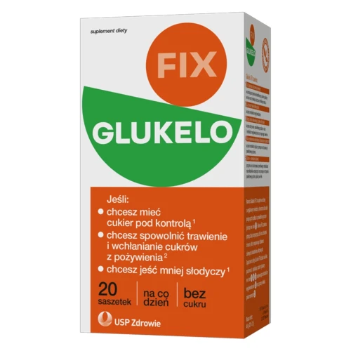 Glukelo Fix, 20 saszetek - Zioła na obniżenie cukru