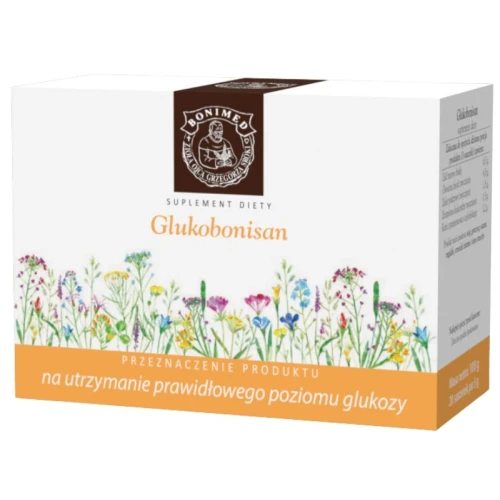 Glukobonisan, 20 saszetek - Zioła na obniżenie cukru