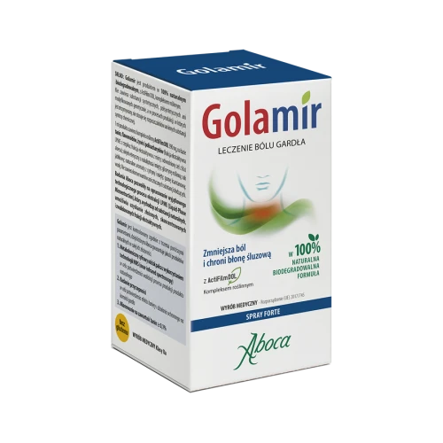Golamir Forte Spray, 30 ml - Spray na ból gardła