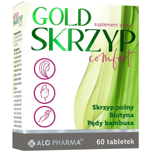 Gold Skrzyp Comfort, 60 tabletek - Tabletki na włosy