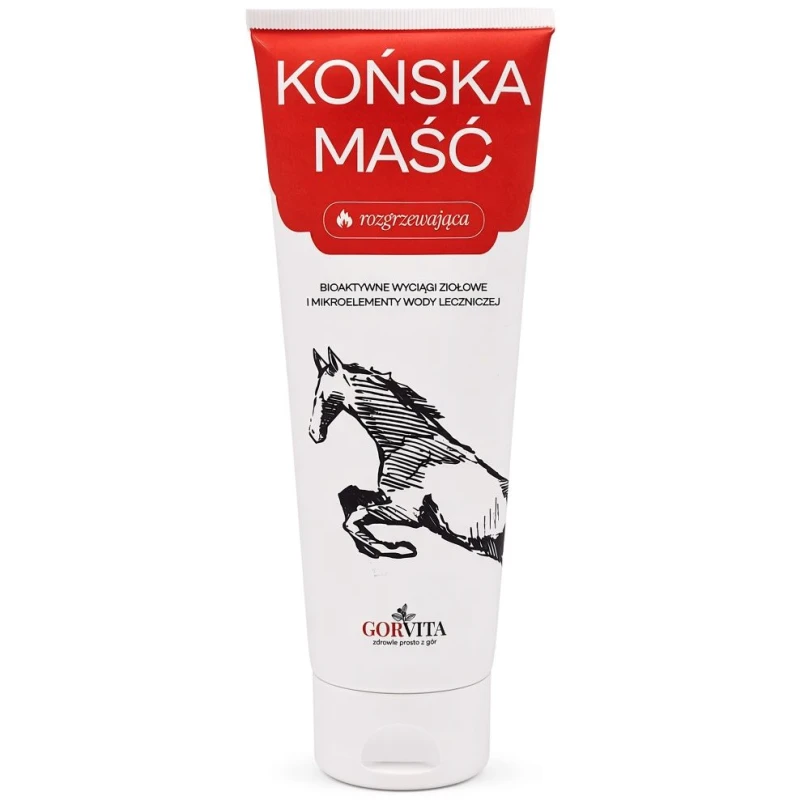 Gorvita Końska Maść rozgrzewająca, 250 ml - Do wcierań i masaży po wysiłku