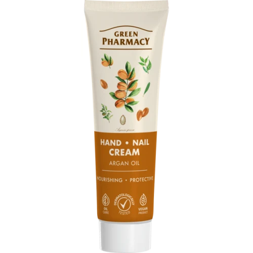 Green Pharmacy Krem do rąk, olej arganowy, 100 ml - Intensywna pielęgnacja i ochrona dłoni