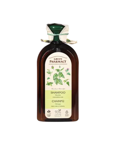 Green Pharmacy Pokrzywa zwyczajna, szampon, 350 ml - Przeciwłupieżowy szampon przeciw wypadaniu włosów, reguluje pracę gruczołów łojowych