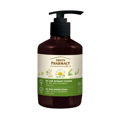 Green Pharmacy Drzewo herbaciane i nagietek lekarski Żel do higieny intymnej, 370 ml 