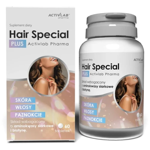 ActivLab Pharma Hair Special Plus, 60 tabletek - Kompleksowe wsparcie zdrowego wyglądu włosów, skóry i paznokci