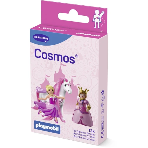 Cosmos Playmobil Princess Plastry, 12 sztuk - Plastry z opatrunkiem dla małych dziewczynek