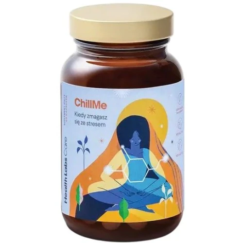 Health Labs Care ChillMe, 60 kapsułek - Naturalne wsparcie odporności na stres i koncentracji