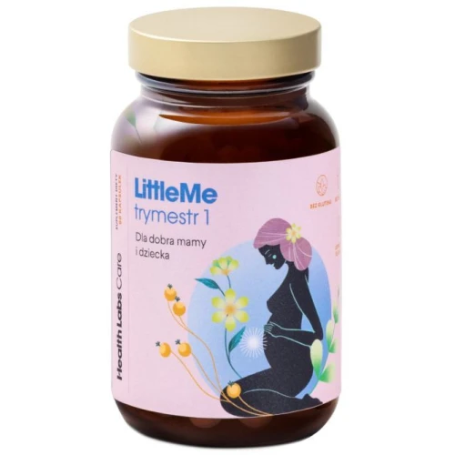 Health Labs Care LittleMe trymestr 1, 60 kapsułek - Kompleks witamin i minerałów dla przyszłych mam
