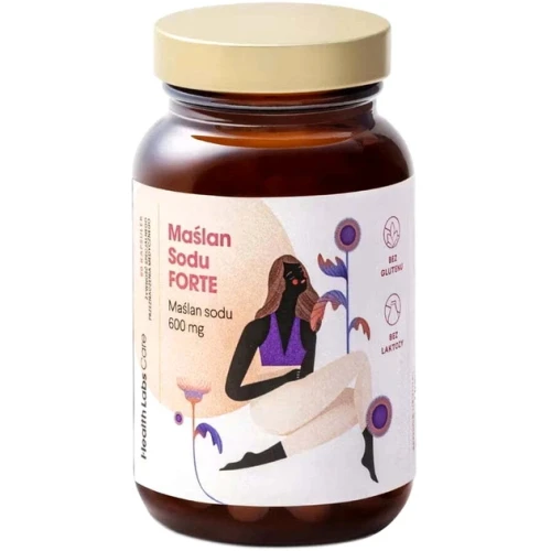 Health Labs Care Maślan Sodu Forte, 60 kapsułek - Postępowanie dietetyczne w zaburzeniach jelitowych