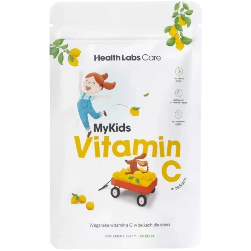 Health Labs Care MyKids Vitamin C, 60 żelek - Witamina C w żelkach bez cukru dla najmłodszych