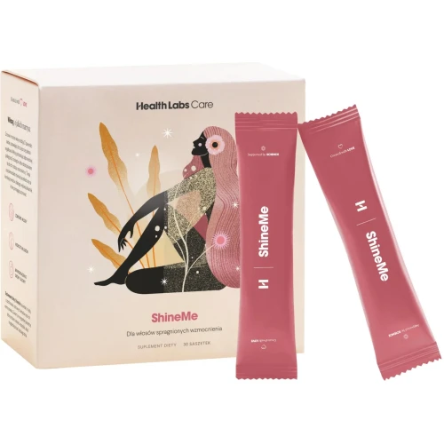 Health Labs Care ShineMe, 30 saszetek - Formuła z MSM, keratyną i ekstraktami roślinnymi dla mocnych włosów