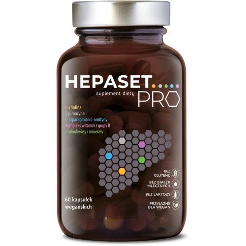 Hepaset PRO, 60 kapsułek