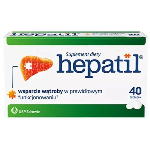 Hepatil, 40 tabletek - Wsparcie prawidłowego funkcjonowania wątroby