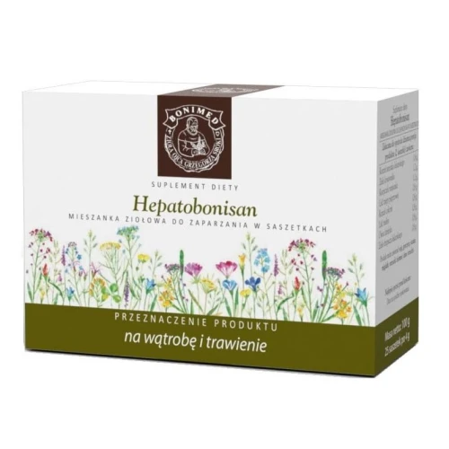 Hepatobonisan, 25 saszetek - Mieszanka ziołowa na wątrobę i trawienie