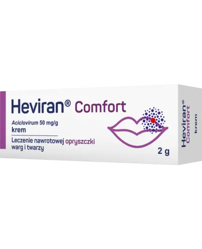 Heviran Comfort krem, 2 g - Z acyklowirem