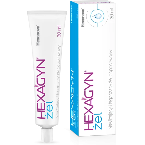 Hexagyn żel dopochwowy, 40ml - Żel nawilżający z kwasem hialuronowym