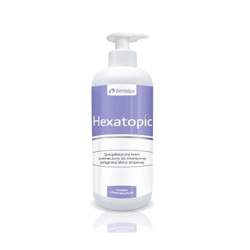 Hexatopic Specjalistyczny krem do pielęgnacji skóry atopowej, 500 ml - W dużym opakowaniu do codziennego stosowania