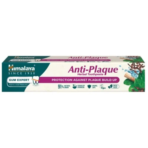 Himalaya Gum Expert Anti-Plaque Herbal Ziołowa pasta do zębów, 75 ml - Zapewnia kompleksową ochronę zębów i dziąseł