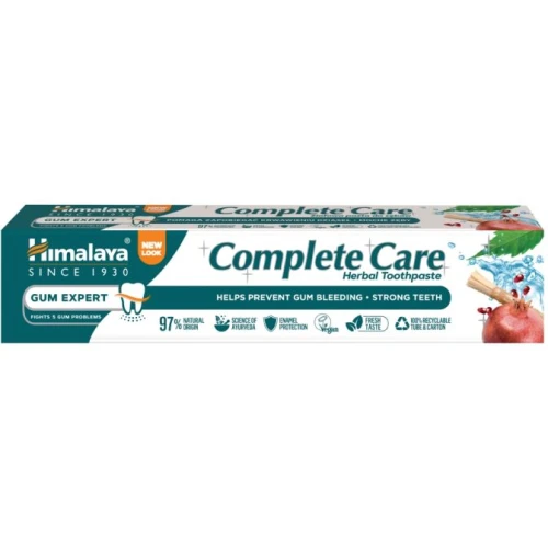 Himalaya Complete Care Ziołowa pasta do zębów, 75 ml - Pomaga przeciwdziałać krwawieniu dziąseł