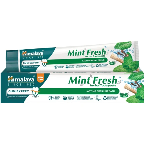 Himalaya Mint Fresh  Pasta do zębów, 75 ml - Pasta na nieświeży oddech