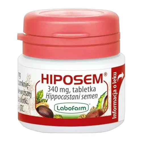 Hiposem, 30 tabletek - Tabletki z wyciągiem z kasztanowca