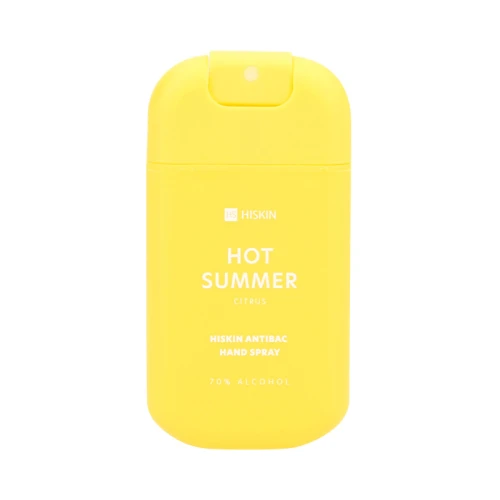 Hiskin Hot Summer Citrus Spray do dezynfekcji rąk, 30 ml - Odświeżająca dezynfekcja o letnim zapachu
