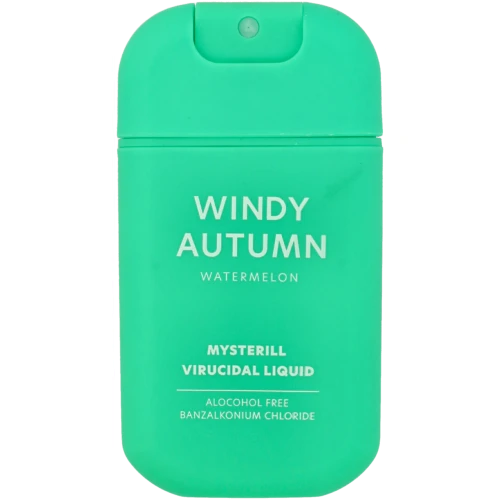 Hiskin Windy Autumn Watermelon Spray do dezynfekcji rąk, 30 ml - Chroni i odświeża dłonie słodkim zapachem arbuza