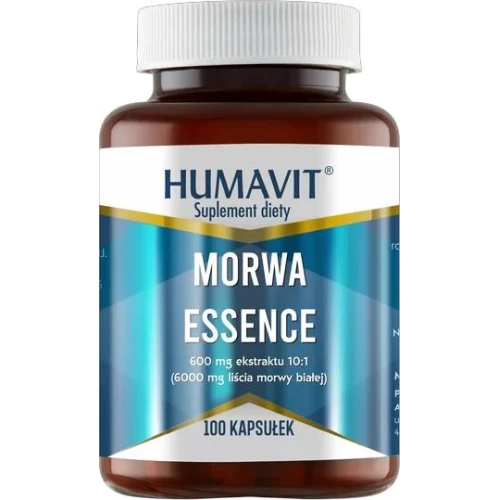 Humavit Morwa Essence, 100 kapsułek - Morwa wspiera regulację poziomu cukru we krwi