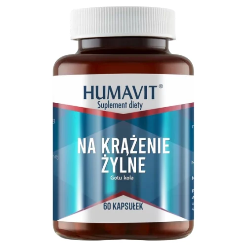 Humavit na krążenie żylne, 60 kapsułek - Z ekstraktem z ziela wąkroty azjatyckiej – Gotu Kola