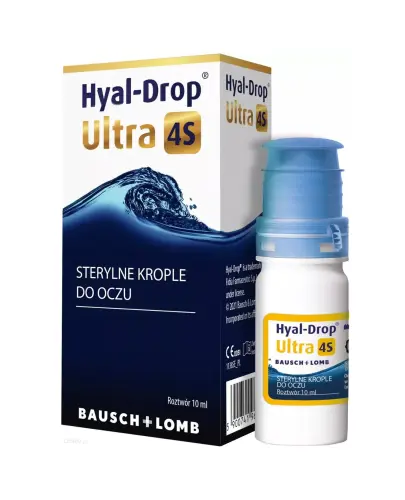 Hyal-Drop Ultra 4S krople do oczu, 10 ml - Z kwasem hialuronowym i trehalozą