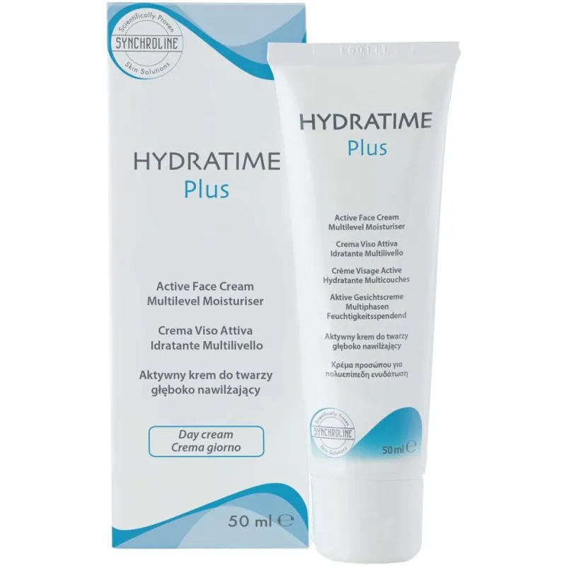 Synchroline Hydratime Plus Krem nawilżający do twarzy, 50 ml - Do skóry suchej i odwodnionej