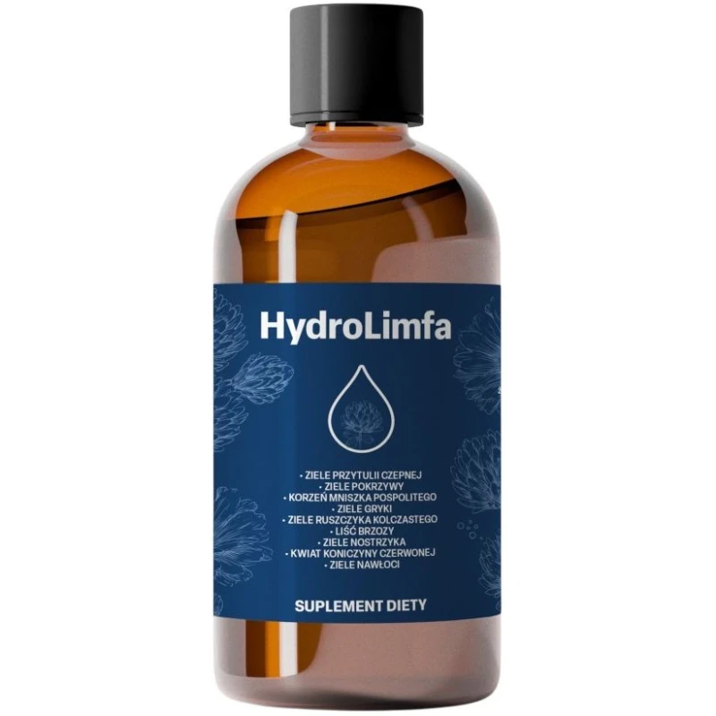 HydroLimfa, płyn 50 ml - Ekstrakt z 9 ziół wspierający lekkość nóg