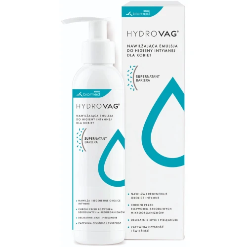 HydroVag do higieny intymnej dla kobiet, emulsja 300 ml - Intensywne nawilżenie i ochrona okolic intymnych