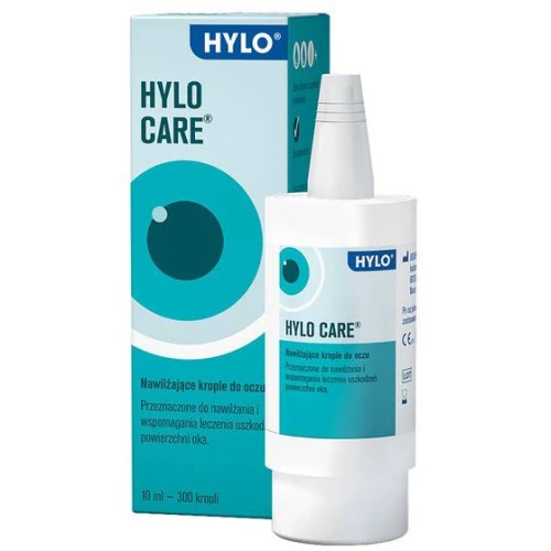 Hylo-Care, krople  do oczu, 10 ml - Krople do oczu z dekspantenolem i kwasem hialuronowym