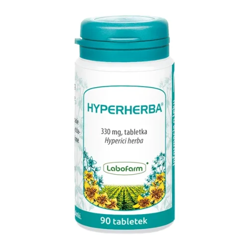 Hyperherba 330 mg, 90 tabletek - Tabletki z dziurawcem