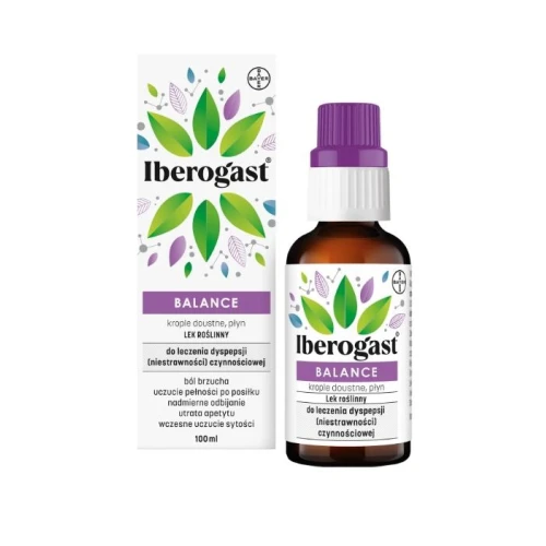 Iberogast Balance krople doustne, 100 ml - Lek roślinny na niestrawność
