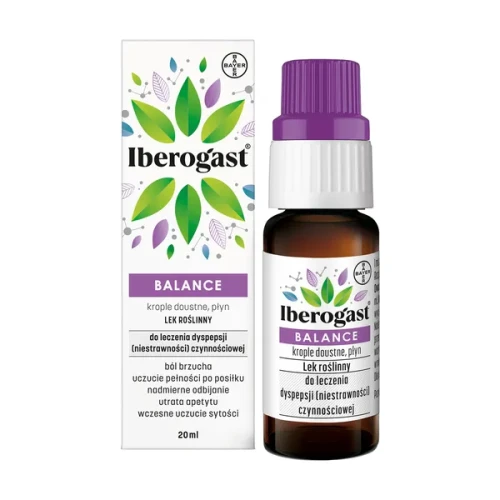 Iberogast Balance krople doustne, 20 ml - Krople na niestrawność