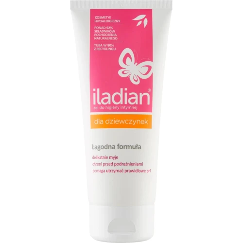 Iladian dla dziewczynek żel do higieny intymnej, 150ml - Nawilża i chroni przed podrażnieniami