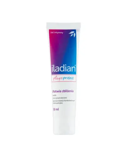 Iladian Play&Protect, żel intymny, 50 ml - Łagodzi dyskomfort związany z suchością pochwy i przeciwdziała infekcjom intymnym