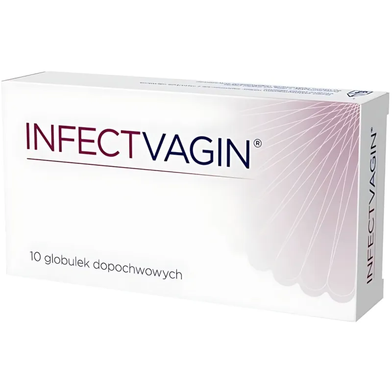 Infectvagin globulki dopochwowe, 10 sztuk - Pomocnicze w leczeniu infekcji intymnych o różnej etiologii