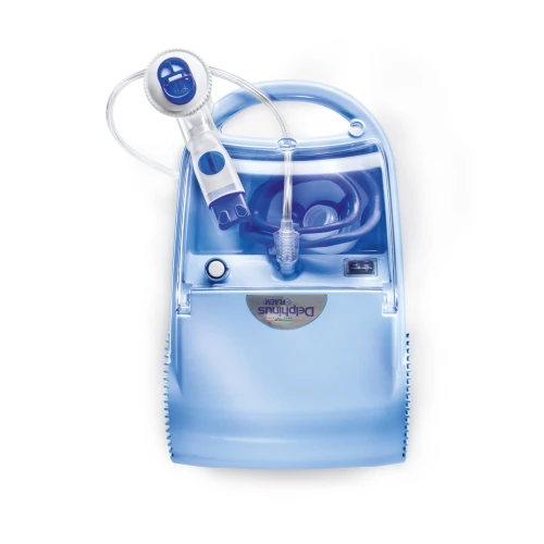 Flaem Delphinus Inhalator pneumatyczno-tłokowy, 1 sztuka - Do inhalacji na kaszel 