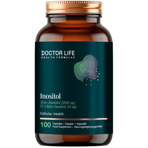 Doctor Life Inositol, 100 kapsułek - z Myo-Inozytolem i D-Chiro Inozytolem w proporcji 40:1