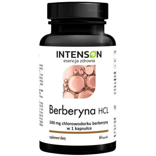 Intenson Berberyna, 60 kapsułek - Wsparcie metabolizmu i stabilnego poziomu cukru
