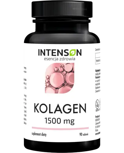 Intenson Kolagen, 90 tabletek - Zhydrolizowany kolagen wieprzowy