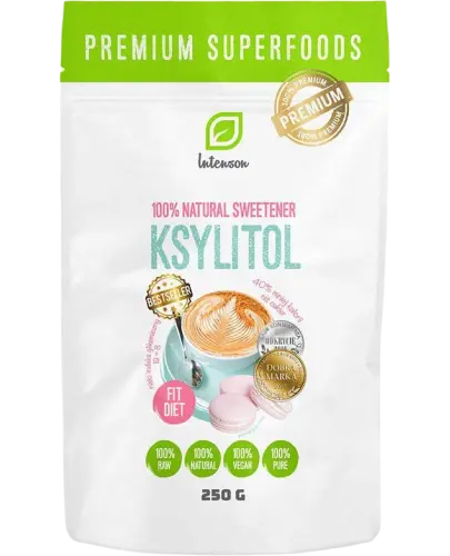 Intenson Ksylitol 250 g -  Słodzik stołowy na bazie ksylitolu