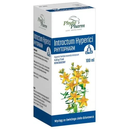 Intractum Hyperici Phytopharm,  płyn doustny, 100 ml - Wyciąg ze świeżego ziela dziurawca